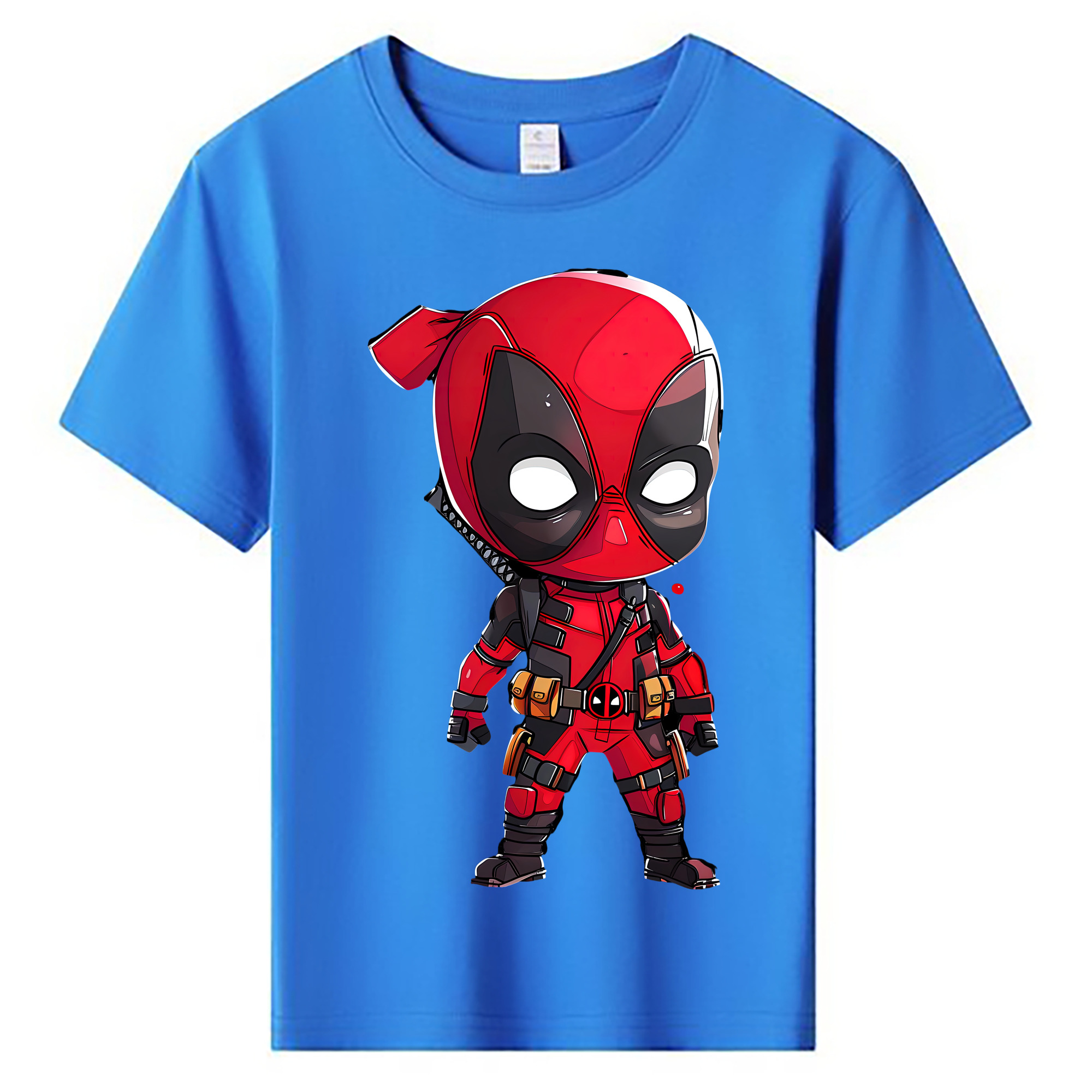 （画像用） Deadpool デッドプール 綿100％キッズTシャツ（フロントプリント）
